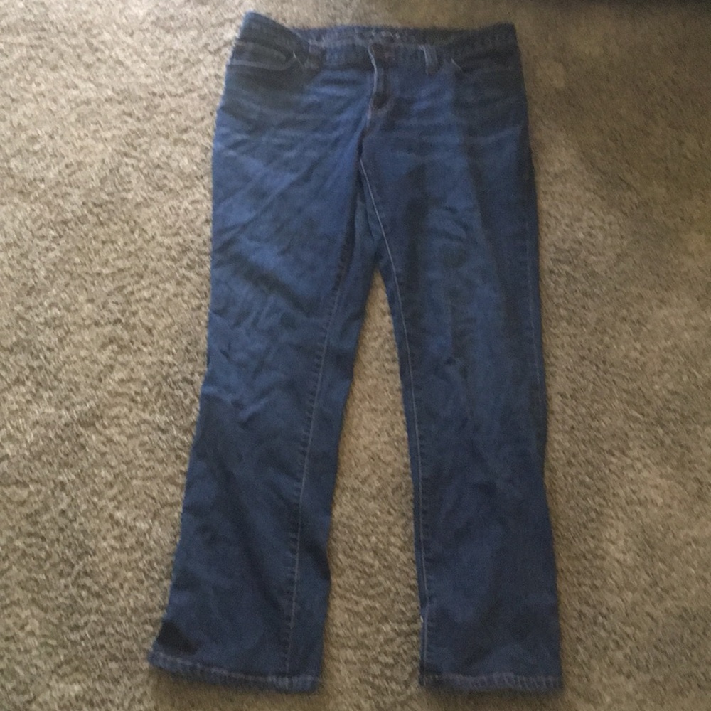 Dark blue denim jeans by inc